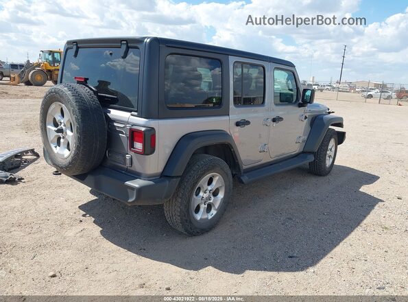 1C4HJXDN8LW235231 2020 JEEP WRANGLER UNLIMITED Silver Trasero derecho