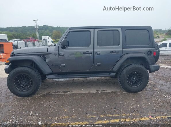 1C4HJXDNXNW167386 2022 JEEP WRANGLER UNLIMITED Gray Vista interior de 360 grados