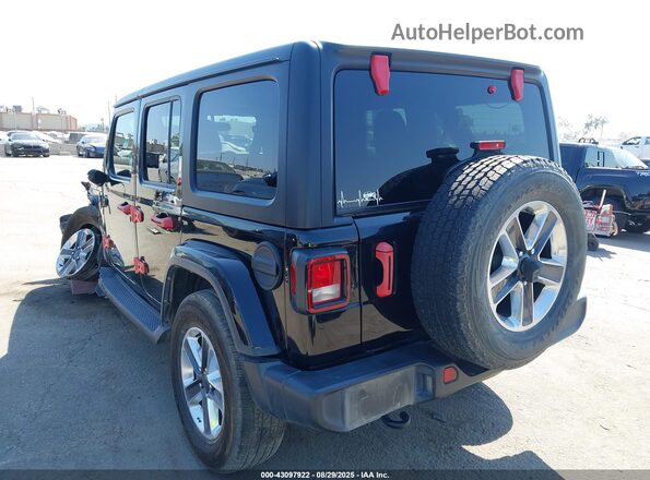 1C4HJXEN0MW828775 2021 JEEP WRANGLER UNLIMITED Black უკანა მარცხენა