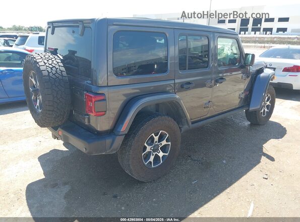 1C4HJXFN2LW190199 2020 JEEP WRANGLER UNLIMITED Gray Tył prawy