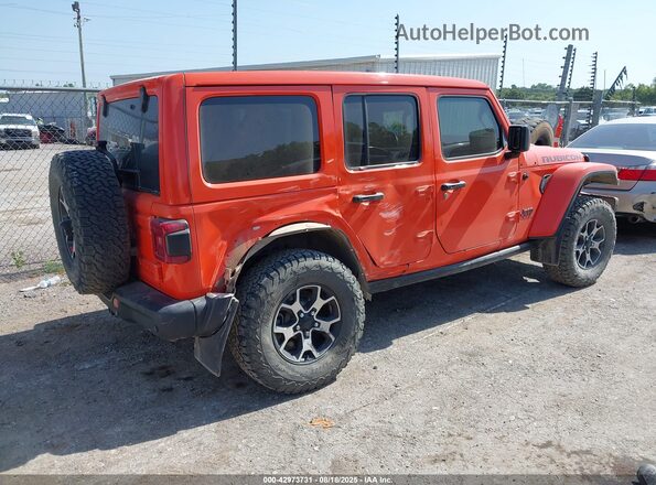 1C4HJXFN3LW176747 2020 JEEP WRANGLER UNLIMITED Orange Trasero derecho
