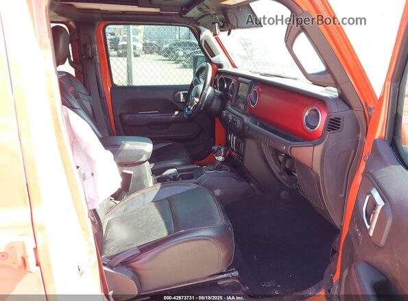 1C4HJXFN3LW176747 2020 JEEP WRANGLER UNLIMITED Orange Vista interior delantera