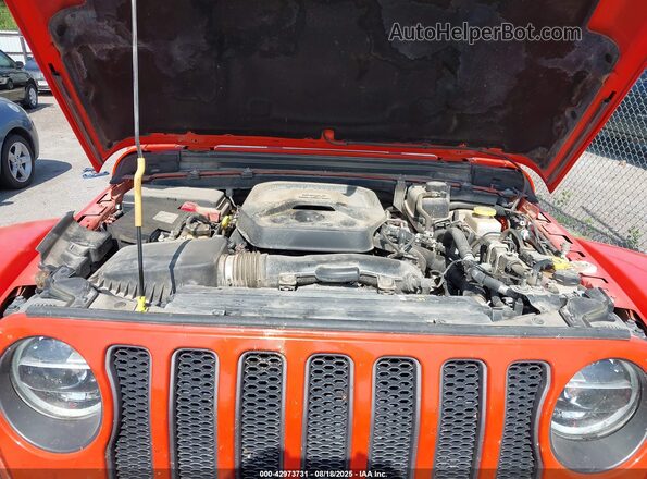 1C4HJXFN3LW176747 2020 JEEP WRANGLER UNLIMITED Orange Vista trasera
