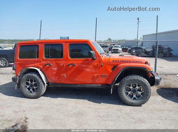1C4HJXFN3LW176747 2020 JEEP WRANGLER UNLIMITED Orange Vista interior de 360 grados