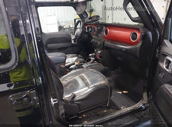 1C4HJXFNXLW172775 2020 JEEP WRANGLER UNLIMITED Black Вид салону спереду
