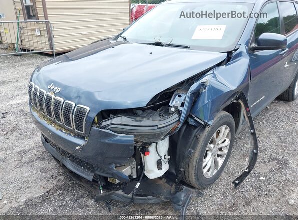 1C4PJLCB2MD211113 2021 JEEP CHEROKEE Blue Front view