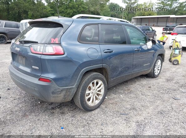 1C4PJLCB2MD211113 2021 JEEP CHEROKEE Blue Rear right