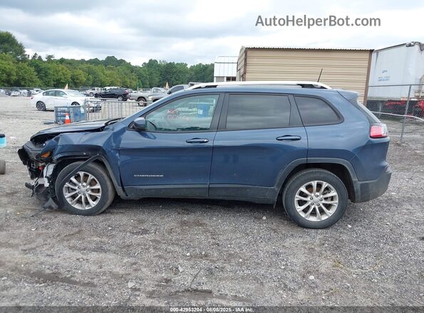 1C4PJLCB2MD211113 2021 JEEP CHEROKEE Blue 360 interior view