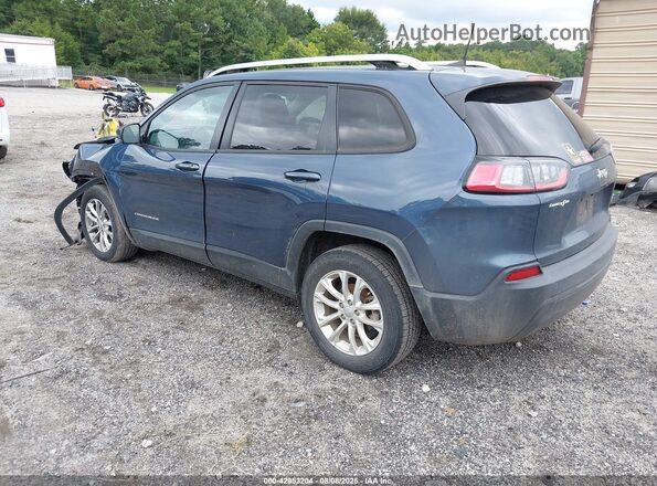 1C4PJLCB2MD211113 2021 JEEP CHEROKEE Blue Rear left