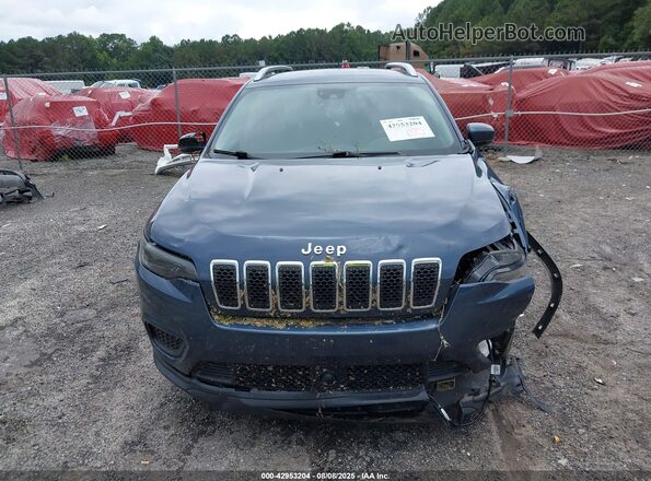 1C4PJLCB2MD211113 2021 JEEP CHEROKEE Blue Instrument cluster view
