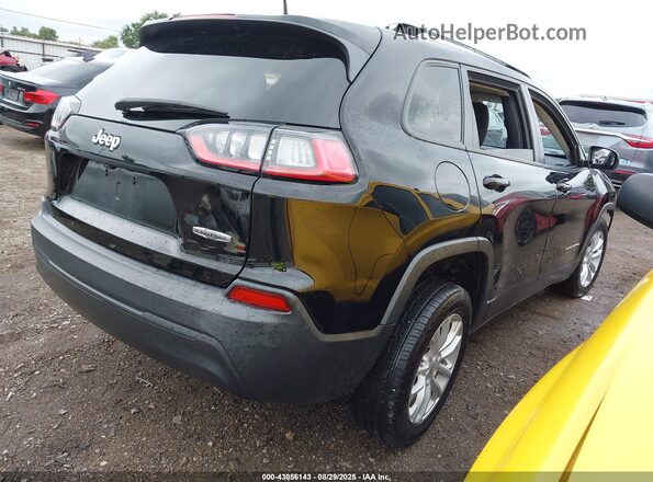 1C4PJLCB9MD187750 2021 JEEP CHEROKEE Черный Задняя правая четверть