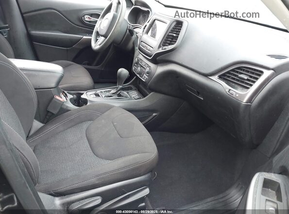 1C4PJLCB9MD187750 2021 JEEP CHEROKEE Черный Вид салона спереди