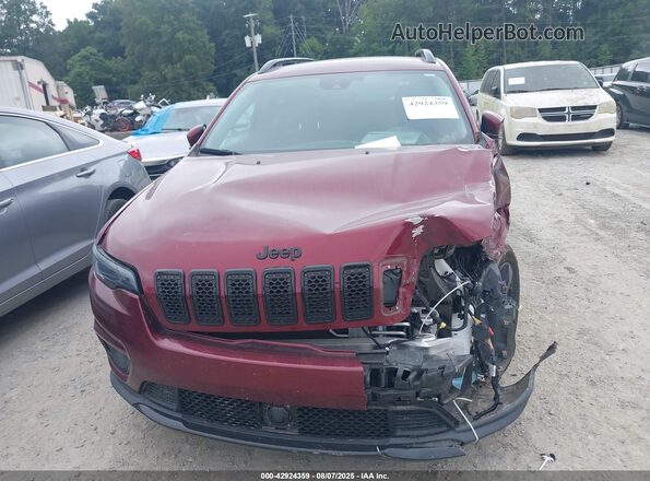 1C4PJLLB1MD208493 2021 JEEP CHEROKEE Red ხელსაწყოთა პანელის ხედი