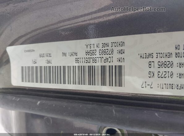 1C4PJLLB8JD511198 2018 JEEP CHEROKEE Gray 