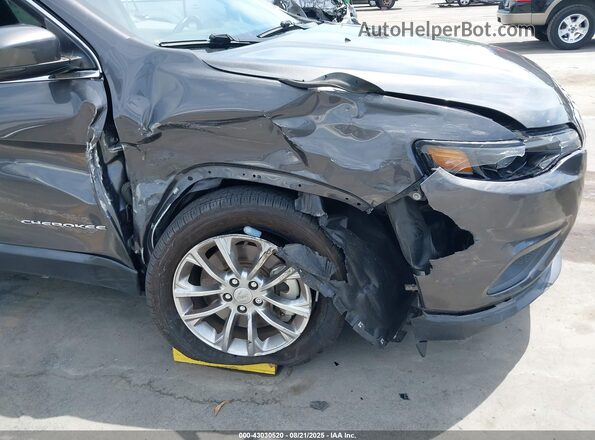 1C4PJLMX9MD130507 2021 JEEP CHEROKEE Gray Вид спереду
