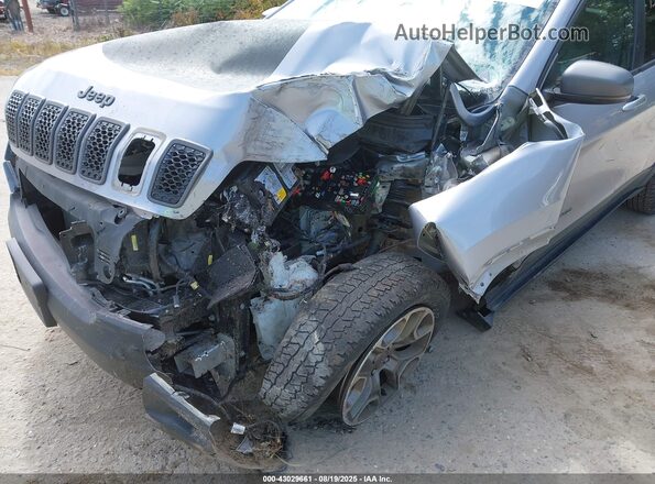 1C4PJMBX1MD172954 2021 JEEP CHEROKEE Silver Front view