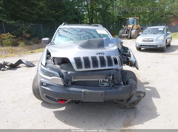 1C4PJMBX1MD172954 2021 JEEP CHEROKEE Silver Instrument cluster view