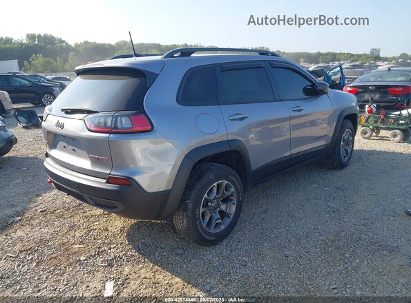 1C4PJMBX6MD236423 2021 JEEP CHEROKEE Silver Trasero derecho