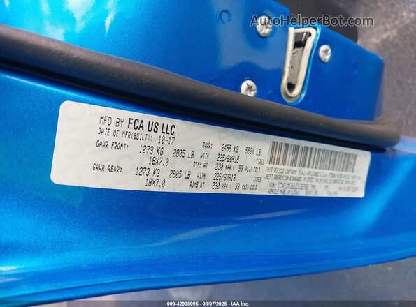 1C4PJMCB2JD532702 2018 JEEP CHEROKEE Blue Engine compartment view