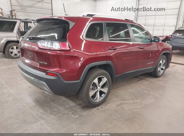 1C4PJMDX3LD630389 2020 JEEP CHEROKEE Red Задня права чверть