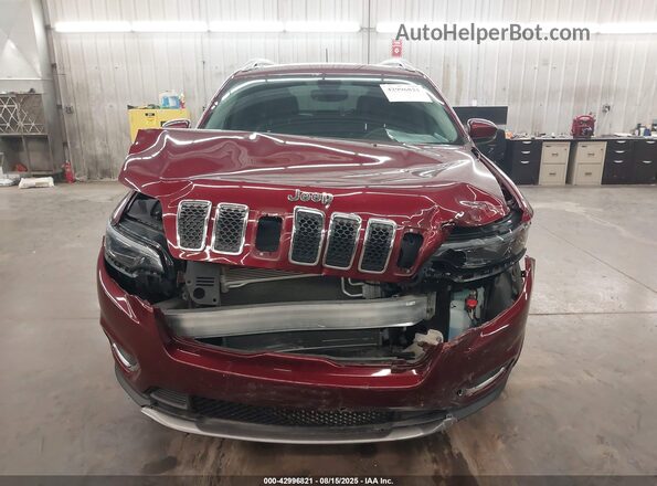 1C4PJMDX3LD630389 2020 JEEP CHEROKEE Red Вид задньої частини салону