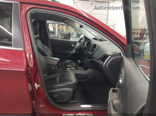 1C4PJMDX3LD630389 2020 JEEP CHEROKEE Red Вид салону спереду