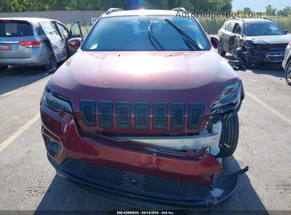 1C4PJMLB1MD189143 2021 JEEP CHEROKEE Red Вид щитка приладів