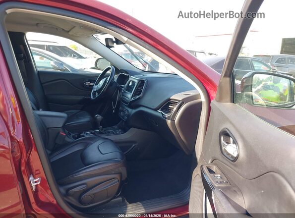 1C4PJMLB1MD189143 2021 JEEP CHEROKEE Red Вид салону спереду