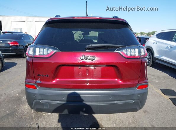 1C4PJMLB1MD189143 2021 JEEP CHEROKEE Red 