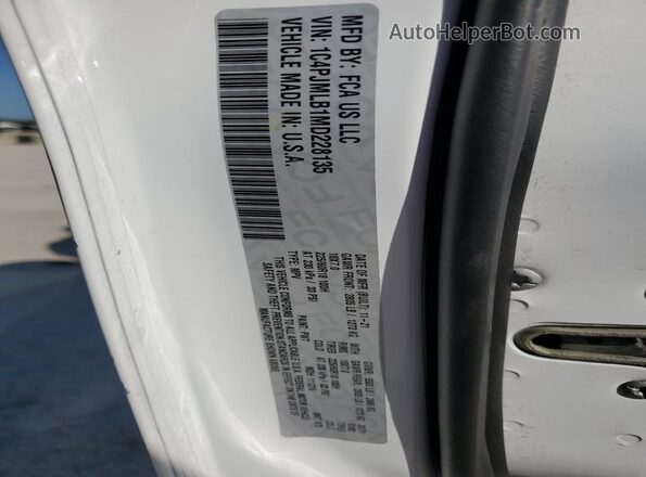 1C4PJMLB1MD228135 2021 JEEP CHEROKEE White სალონის 360-გრადუსიანი ხედი