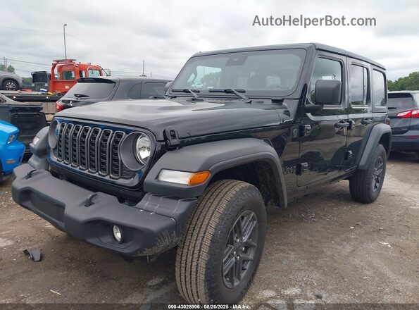 1C4PJXDN2SW513101 2025 JEEP WRANGLER Black Առջևի ձախ երեք քառորդ տեսարան