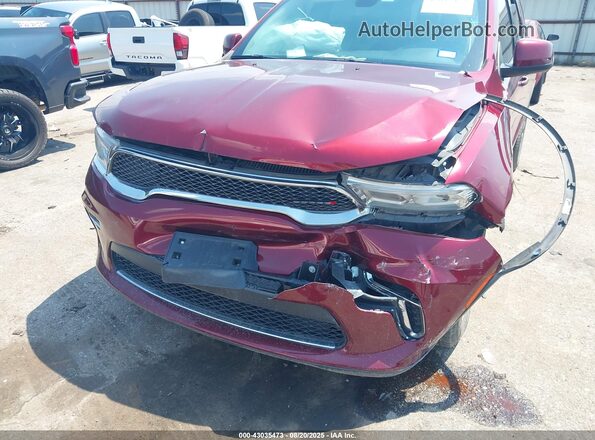 1C4RDHAG9MC878357 2021 DODGE DURANGO Burgundy Widok z przodu