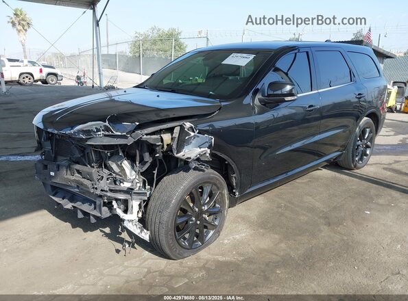 1C4RDHDG8HC896737 2017 DODGE DURANGO Black Առջևի ձախ երեք քառորդ տեսարան