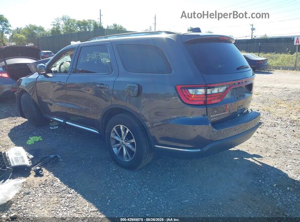 1C4RDJDG2GC484383 2016 DODGE DURANGO Gray უკანა მარცხენა