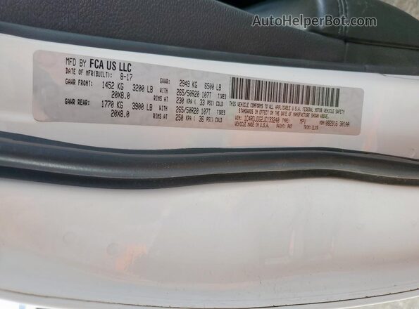 1C4RDJDG2JC133240 2018 DODGE DURANGO White 