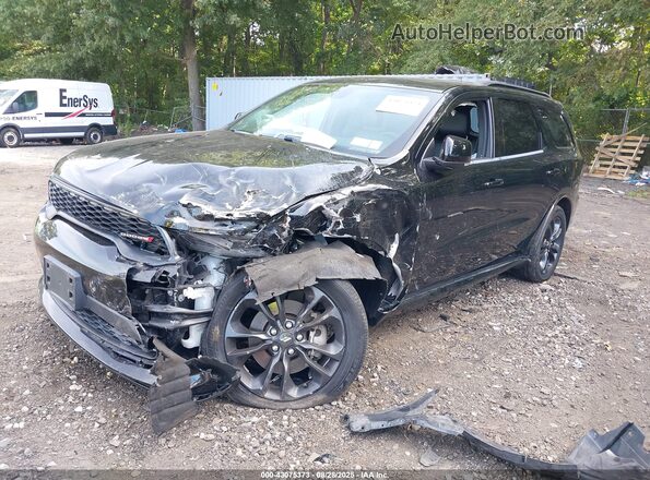 1C4RDJDG3MC545381 2021 DODGE DURANGO Черный Передняя левая четверть
