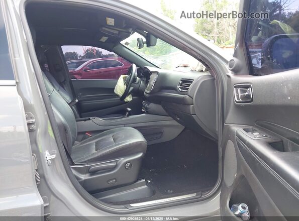 1C4RDJDG3MC697564 2021 DODGE DURANGO Gray Вид салону спереду