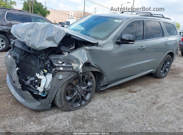 1C4RDJDG3MC697564 2021 DODGE DURANGO Gray Передня ліва чверть