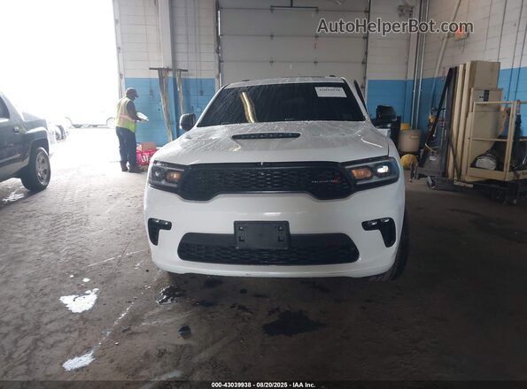 1C4RDJDG4MC644761 2021 DODGE DURANGO White Вид щитка приладів