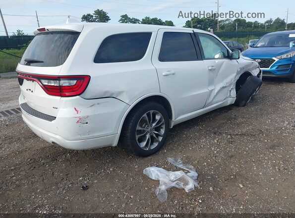 1C4RDJDG7LC249021 2020 DODGE DURANGO Белый Задняя правая четверть