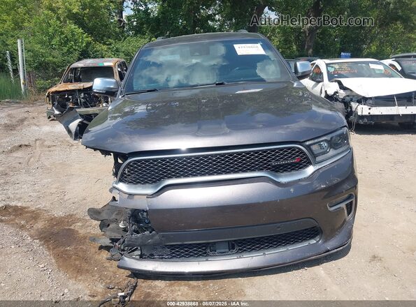 1C4RDJEG7MC849893 2021 DODGE DURANGO Gray Вид щитка приладів