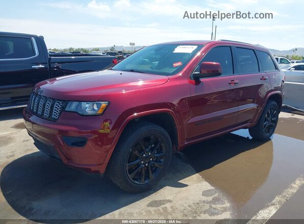 1C4RJEAG6JC314751 2018 JEEP GRAND CHEROKEE Red წინა მარცხენა ხედი სამი მეოთხედიდან