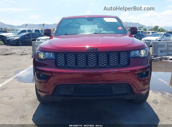 1C4RJEAG6JC314751 2018 JEEP GRAND CHEROKEE Red ხელსაწყოთა პანელის ხედი