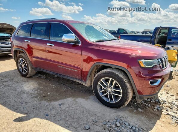 1C4RJEBG9JC216568 2018 JEEP GRAND Maroon Front right