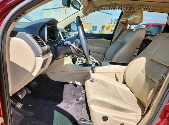 1C4RJEBG9JC216568 2018 JEEP GRAND Maroon Front interior view