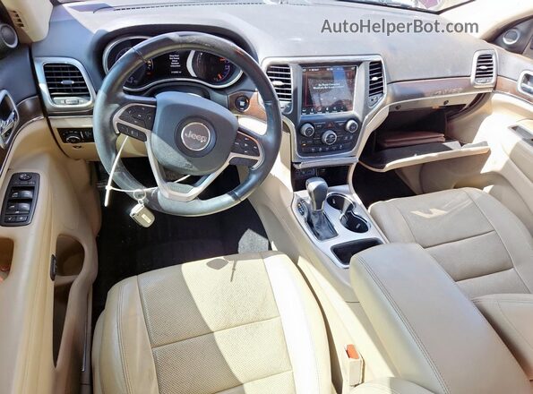 1C4RJEBG9JC216568 2018 JEEP GRAND Maroon Dashboard view