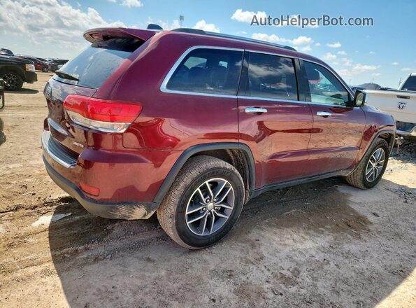1C4RJEBG9JC216568 2018 JEEP GRAND Maroon Rear right