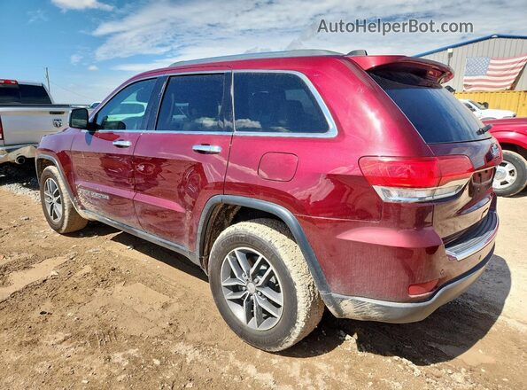 1C4RJEBG9JC216568 2018 JEEP GRAND Maroon Rear left