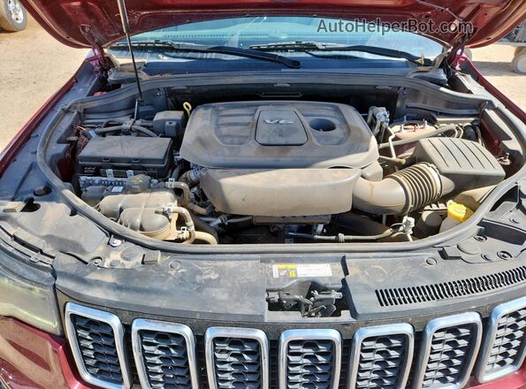 1C4RJEBG9JC216568 2018 JEEP GRAND Maroon Rear interior view