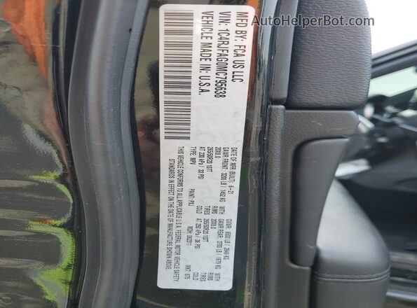1C4RJFAG0MC795638 2021 JEEP GRAND Black Widok naklejki z numerem VIN